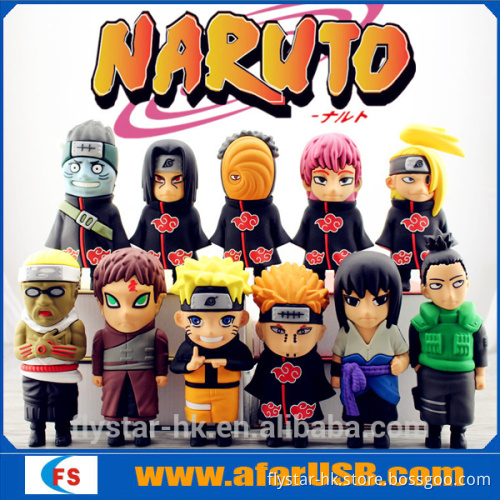 Cute customized PVC Cartoon Naturo universal power bank charger